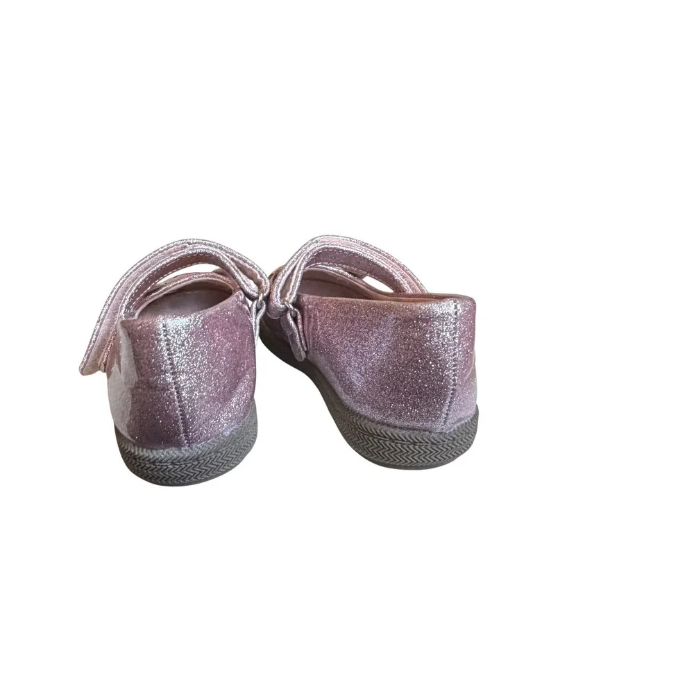Harper Canyon Toddler Girls Pink Glitter Kitty Cat Mary Jane Flats Size 7